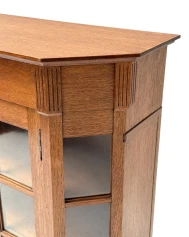 Art Nouveau One-Door Cabinet by H.F. Jansen & Zonen Amsterdam, 1900s